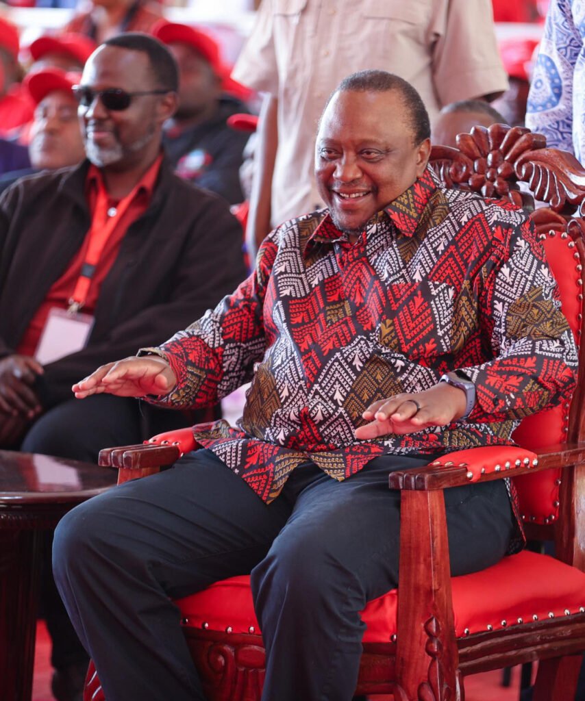 Former president Uhuru Kenyatta 