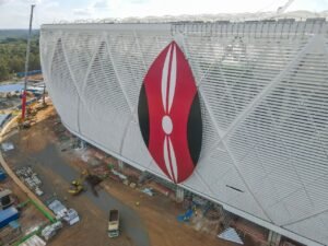 Talanta stadium's first shield completed, sparking national pride