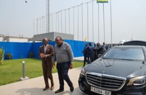 Uhuru Kenyatta in Lome Togo.