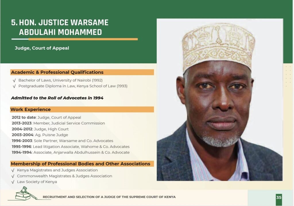Justice Warsame
