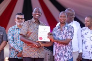 Ruto, Nassir promise end to coast land crisis as thousands receive title deeds in Mombasa