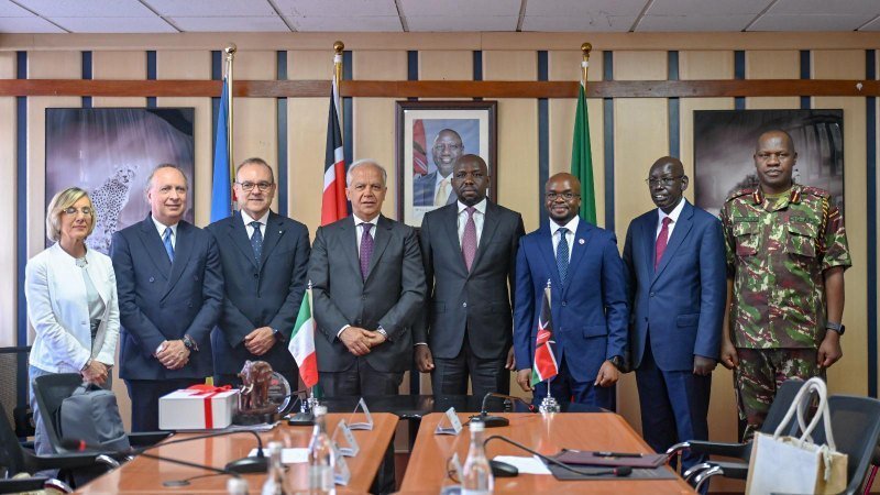 Kenya Italy beef up security cooperation