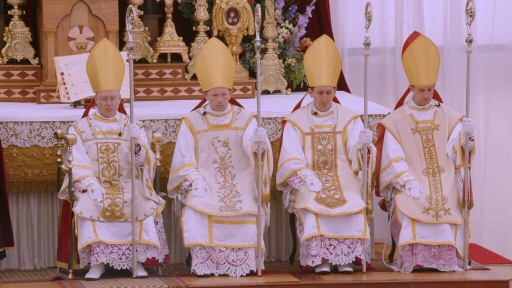 Four Newly Consecrated Bishops of the Priestly Fraternity of St. Pius X (SSPX)